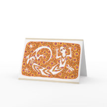 "Glücklicher Geist" notecard