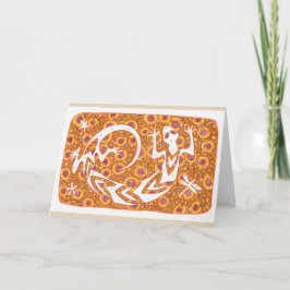 "Glücklicher Geist" notecard Karte