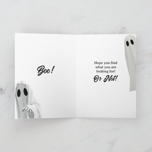 Glücklicher Geisterjagdtag! Funny Holiday Karte (Innenseite)