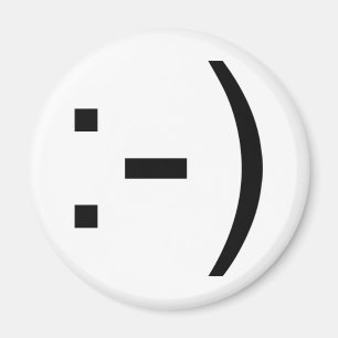 Glücklicher Gesicht Emoticon! Magnet