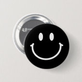 Glücklicher Gesicht Knopf Button (Vorne & Hinten)