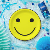 Glücklicher Gesichts-Papier-Teller Pappteller (Party)