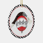 Glücklicher gesunder ausgeglichener Pilates Keramik Ornament (Rechts)