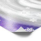 Glücklicher Gnom Weihnachtsposter Fotodruck (Ecke)