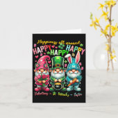 Glücklicher Gnom zum Valentinstag St. Patrick Karte (Gelbe Blume)