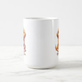 Glücklicher Golden Welpe Kaffeetasse (Mittel)