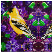 Glücklicher Goldfinch Stoff (Nahaufnahme)