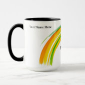 Glücklicher Goldmünzen-Topf St. Patrick's Day Tasse (Links)