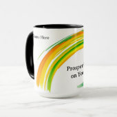 Glücklicher Goldmünzen-Topf St. Patrick's Day Tasse (Vorderseite Links)