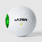 Glücklicher Green Eye Golf Ball. Golfball (Logo)