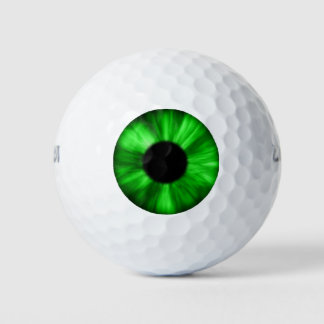 Glücklicher Green Eye Golf Ball. Golfball