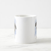 Glücklicher grinsender Hund – Süße Hunde-Comicfigu Kaffeetasse (Mittel)