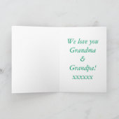 Glücklicher Großeltern-Tag behalten Ruhe Karte (Innenseite)