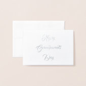 Glücklicher Großeltern Tag Folienkarte (Vorderseite mit Umschlag)