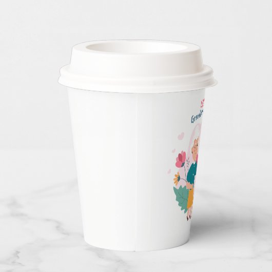 Glücklicher Großeltern Tag Pappbecher (Rechts)