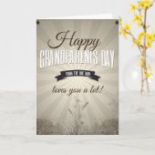 Glücklicher Großelterntag Karte (Gelbe Blume)