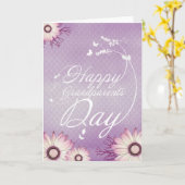 Glücklicher Großelterntag Karte (Gelbe Blume)