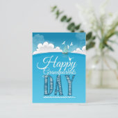 Glücklicher Großelterntag Postkarte (Stehend Vorderseite)