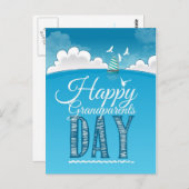 Glücklicher Großelterntag Postkarte (Vorne/Hinten)