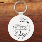 Glücklicher Großelterntag Schlüsselanhänger (Vorderseite)