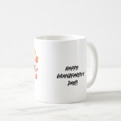 Glücklicher Großeltertag!! Kaffeetasse (VorderseiteRechts)