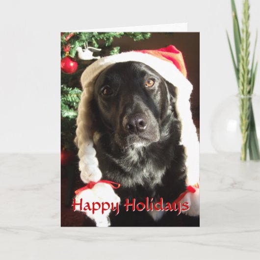 Glücklicher Grrrrrrrrreat Feiertag Feiertagskarte (Vorderseite)