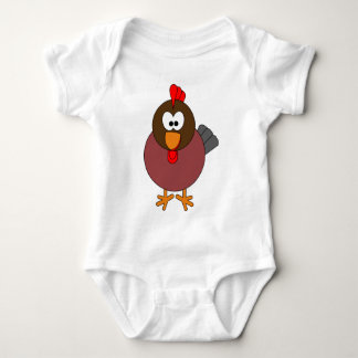 Glücklicher Hahn Baby Strampler
