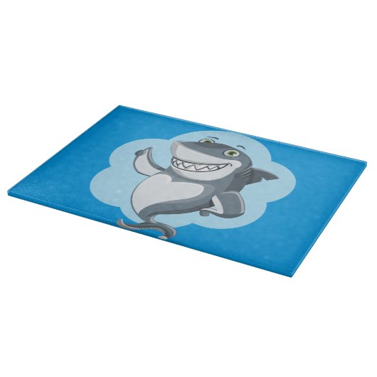 Glücklicher Haifisch Schneidebrett (Ecke)