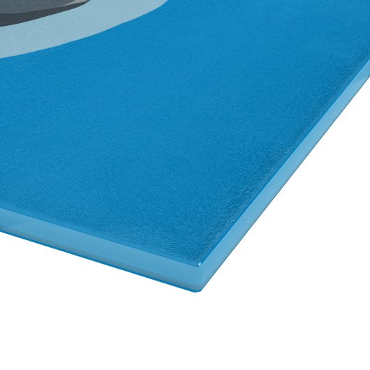 Glücklicher Haifisch Schneidebrett (Ecke)