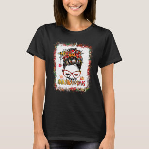 Glücklicher Hallothanksmas chaotischen Bun Ernteda T-Shirt