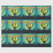 Glücklicher Halloween-Aufstieg der Toten Geschenkpapier (Flach)