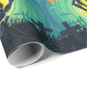 Glücklicher Halloween-Aufstieg der Toten Geschenkpapier (Rolleneckpunkt)