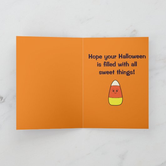 Glücklicher Halloween-Enkel Karte (Innenseite)