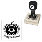 Glücklicher Halloween-Kürbis Gummistempel (Stempel)