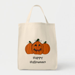 Glücklicher Halloween-Kürbis Tragetasche
