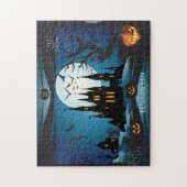 Glücklicher Halloween-Party "Leckerei oder Trick"- Puzzle (Vertikal)