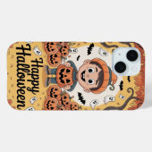 Glücklicher Halloween Pumpkin iPhone / iPad Gehäus Case-Mate iPhone Hülle (Rückseite (Horizontal))
