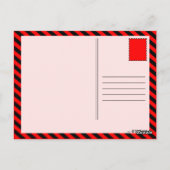 glücklicher halloween spanischer tänzer postkarte (Rückseite)