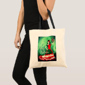 glücklicher halloween spanischer tänzer tragetasche (Vorderseite (Produkt))
