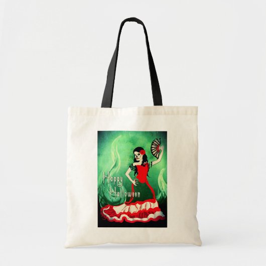 glücklicher halloween spanischer tänzer tragetasche (Vorne)