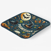 Glücklicher Halloween Spaß & Spooky Pappteller (Gewinkelt)