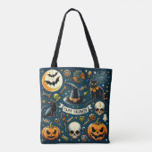 Glücklicher Halloween Spaß & Spooky Tasche (Rückseite)