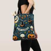 Glücklicher Halloween Spaß & Spooky Tasche (Von Nahem)