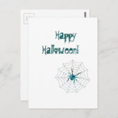 Glücklicher Halloween-Spider! Postkarte (Vorne/Hinten)
