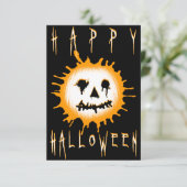 glücklicher halloween splatolantern einladung (Stehend Vorderseite)