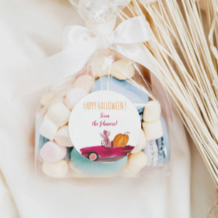 Glücklicher Halloween-Sticker für Candy & Cookie B Runder Aufkleber