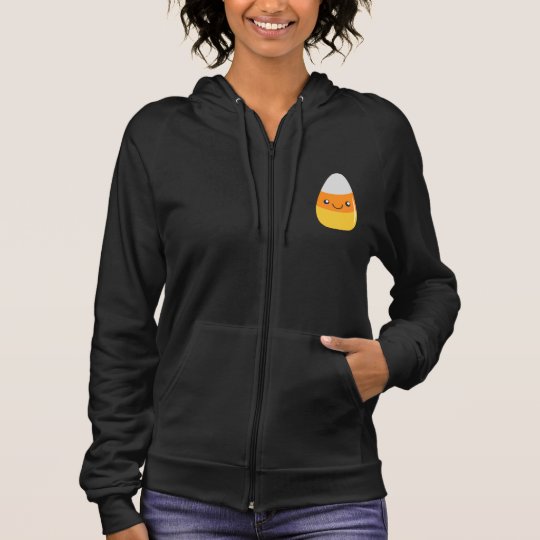 Glücklicher Halloween-Süßigkeits-Mais Emoji Hoodie