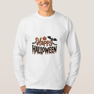 Glücklicher Halloween-T - Shirt mit Pumpkin