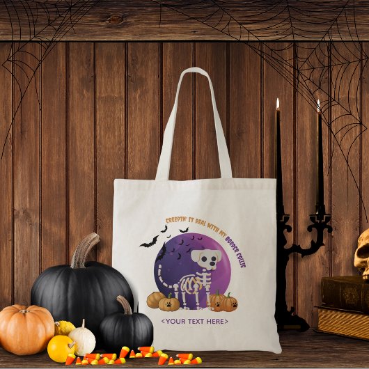 Glücklicher Halloween Trick oder Treat ToteCandy B Tragetasche