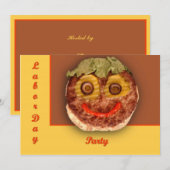 Glücklicher Hamburger Einladung (Vorne/Hinten)